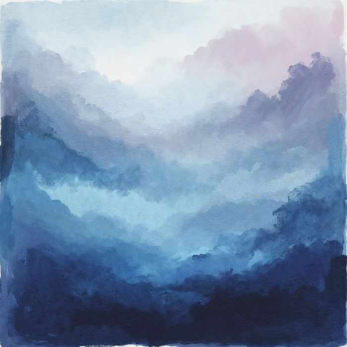 تصویر آسمان آبی فانتزی